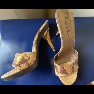 Snakeskin Diego ai Lucca Heels
